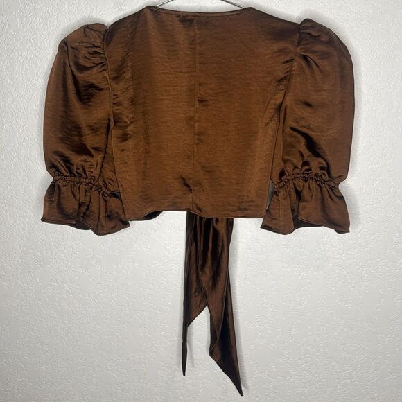 NWT LPA Revolve Candy Top in Chocolate Brown XS - Picture 6 of 12